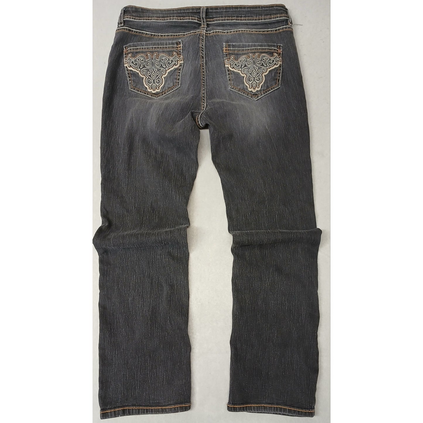 U.S. Polo Assn. (10) Straight Boot Cut Black Denim Jeans