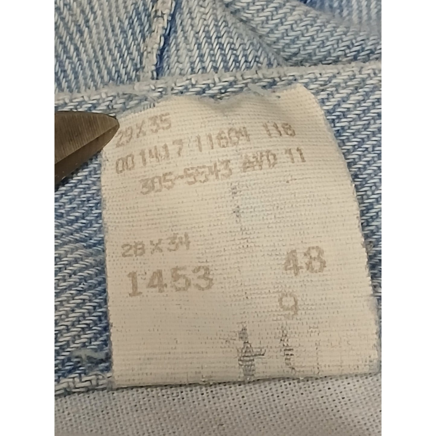 Lee (8L) Vintage Tapered Leg Light Denim Jeans