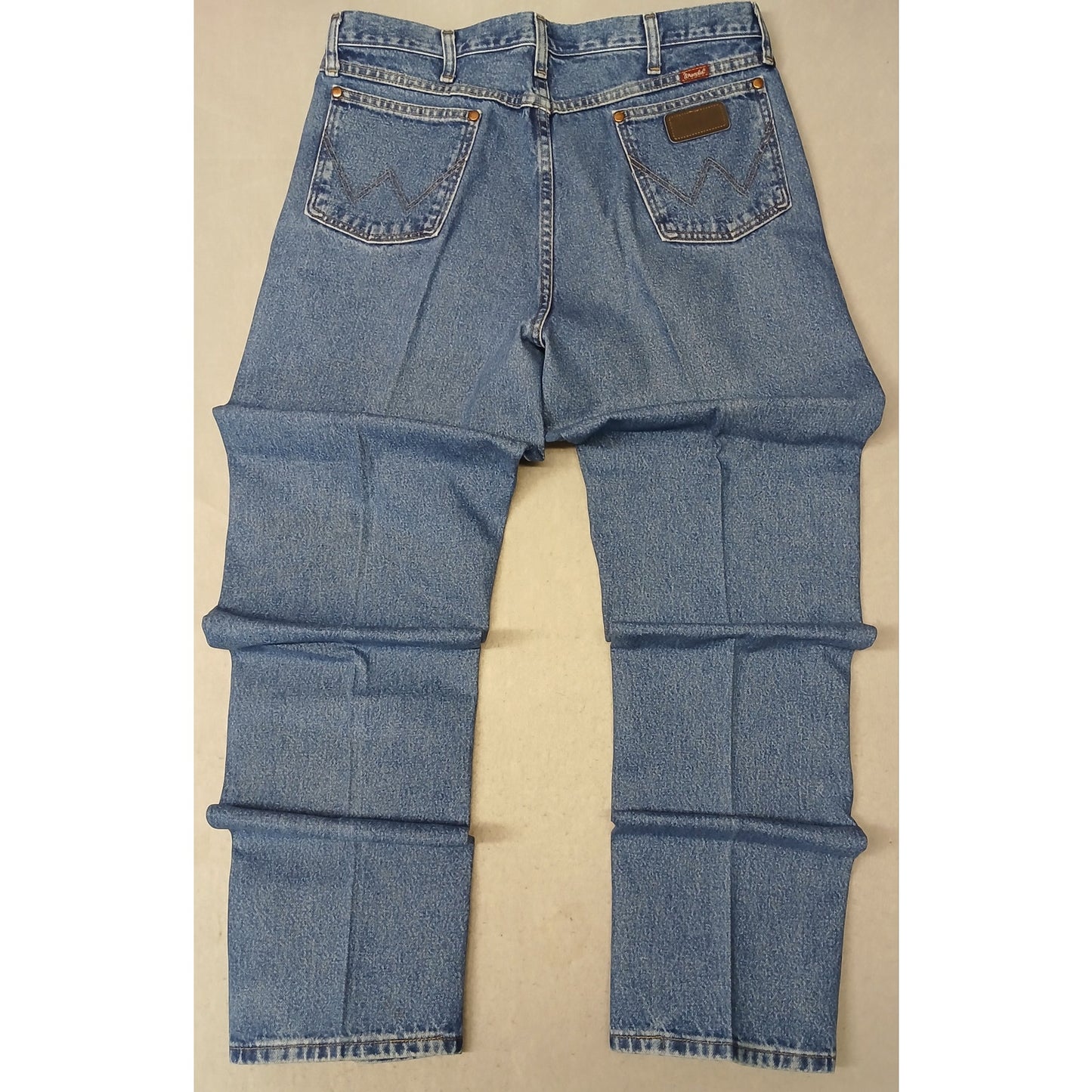 Wrangler (36x38) Cowboy Cut Straight Leg Blue Denim Jeans
