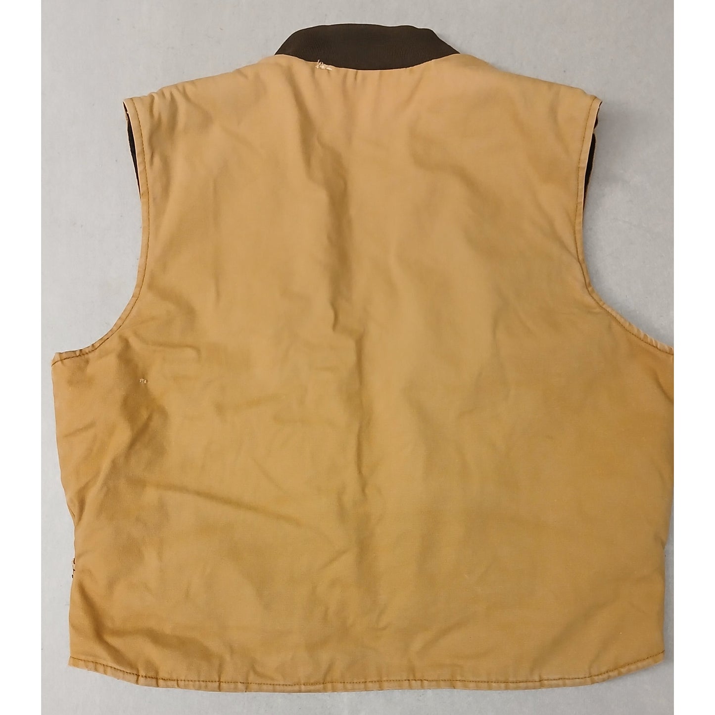 Carhartt (21x 25") Vintage Tan Arctic-Weight Duck Vest