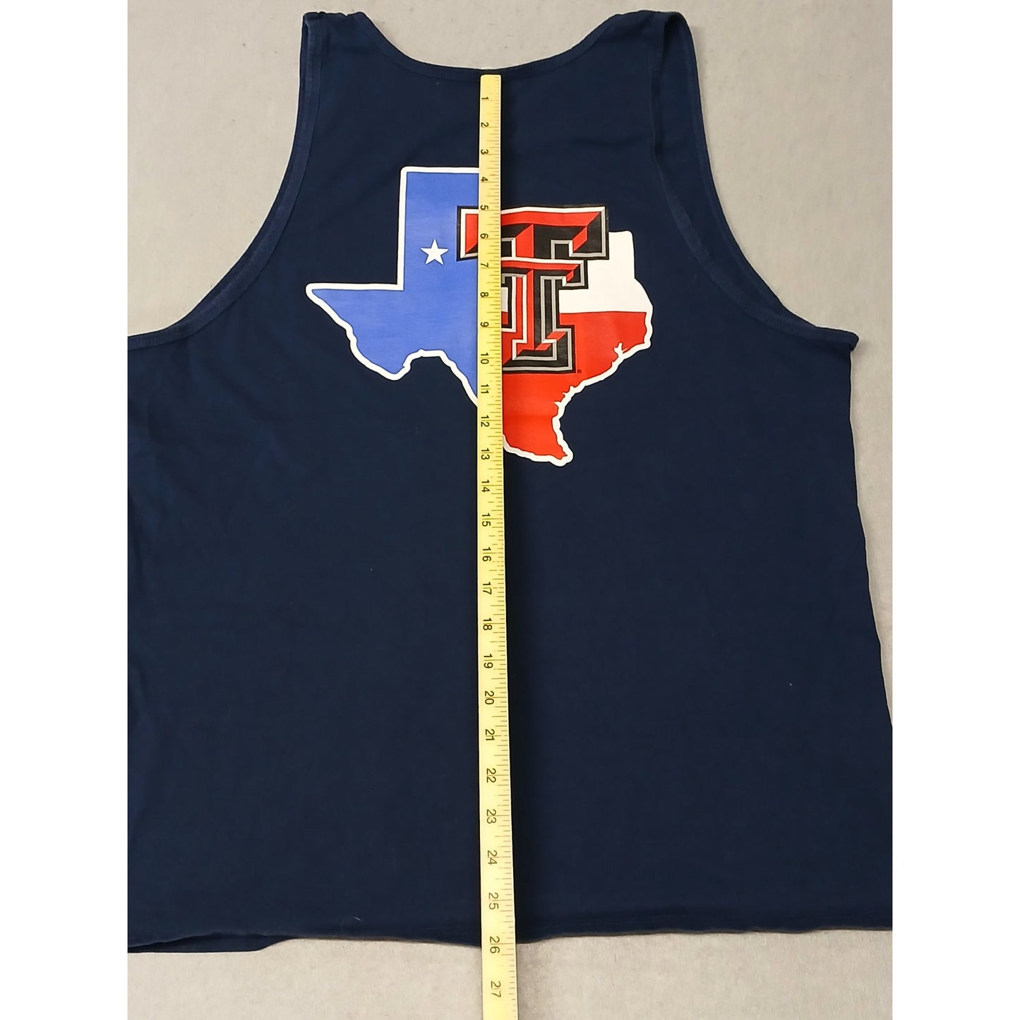 Hanes (XL) Men's Blue Texas Tech Cotton Summer Tank Top