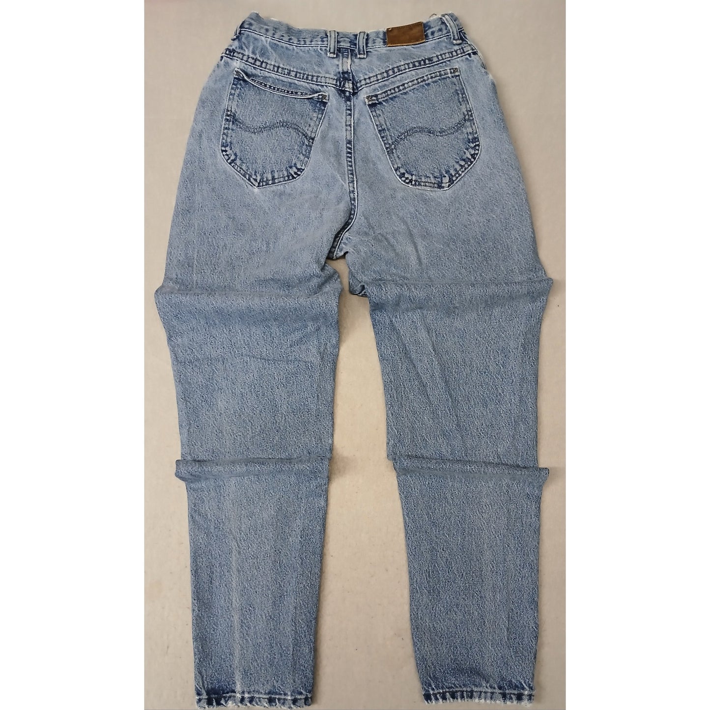 Lee (10L) Vintage High Rise Tapered Leg Blue Denim Jeans