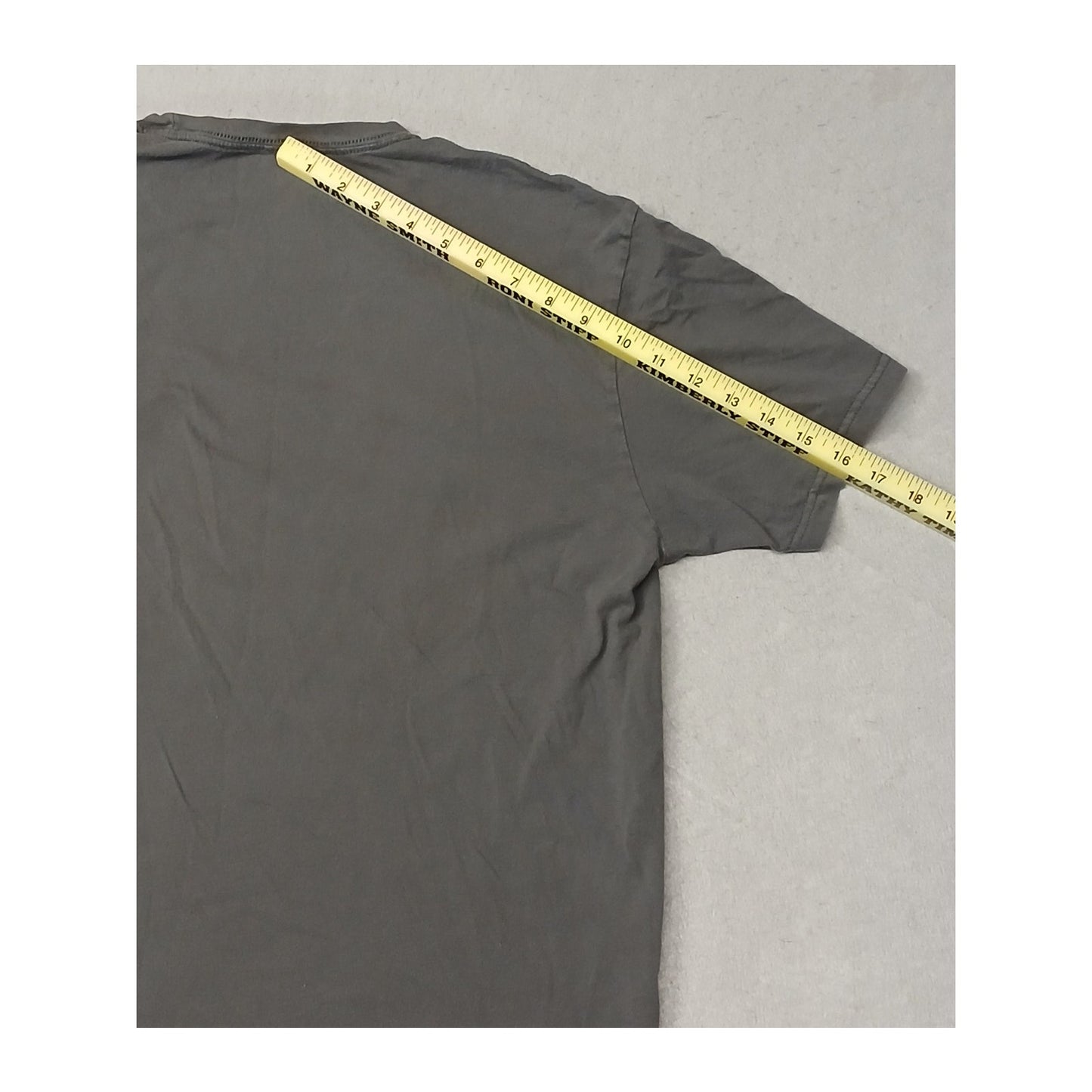 Chris Stapleton (Large) Gray Printed Logo Crew Neck TShirt