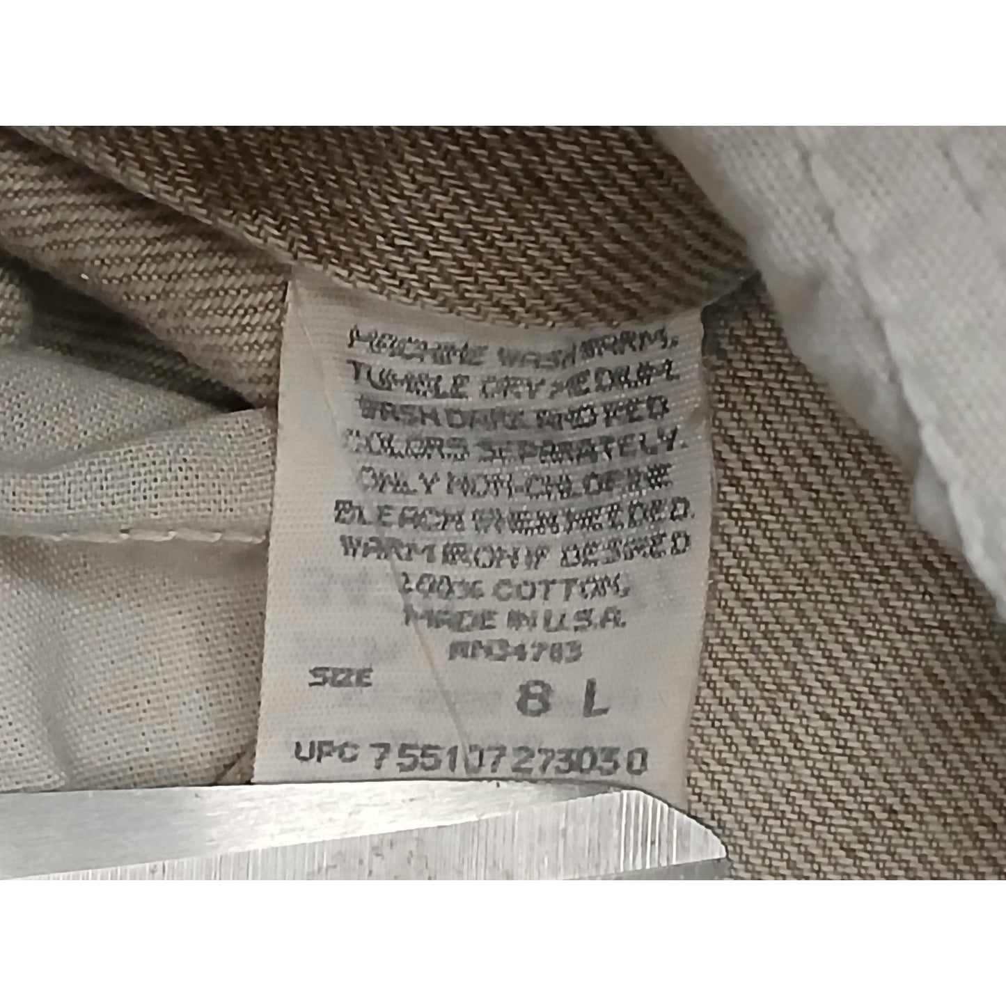 Lee (8L) Vintage High Rise Straight Tan Denim Jeans