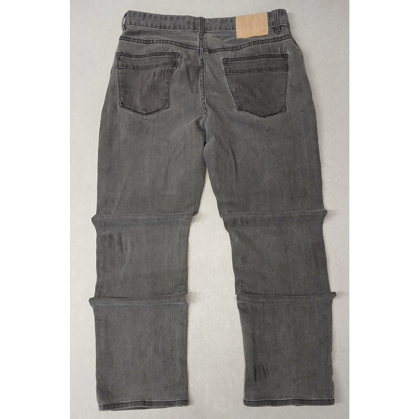 Five Four (34) Black Relaxed Straight Distressed Denim Jeans