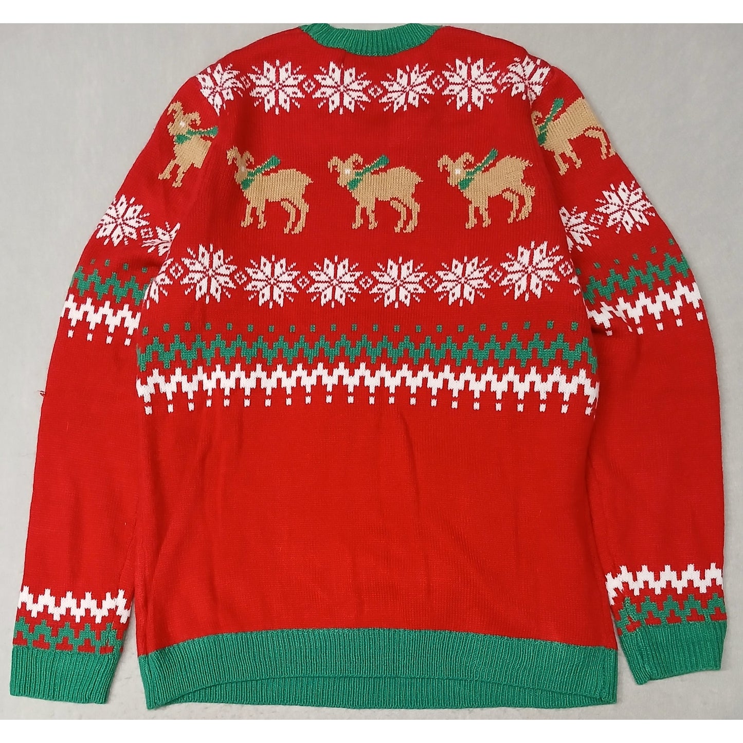Jolly Sweaters (Large) Adults Funny Xmas Pullover Sweatshirt