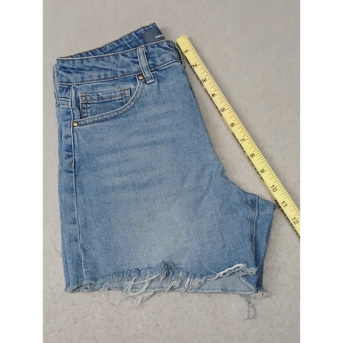 Indigo Rising (5/27) Women's Cut Off Blue Denim Shorts