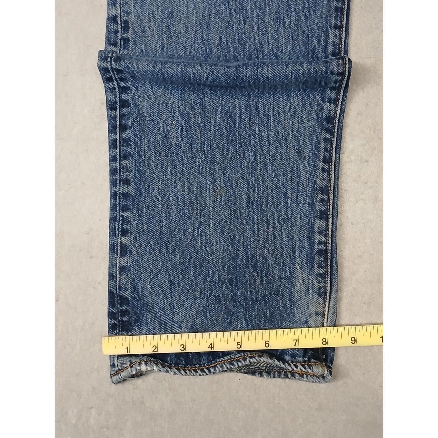 Levi's 501 (38x32) Original Fit Straight Blue Denim Jeans