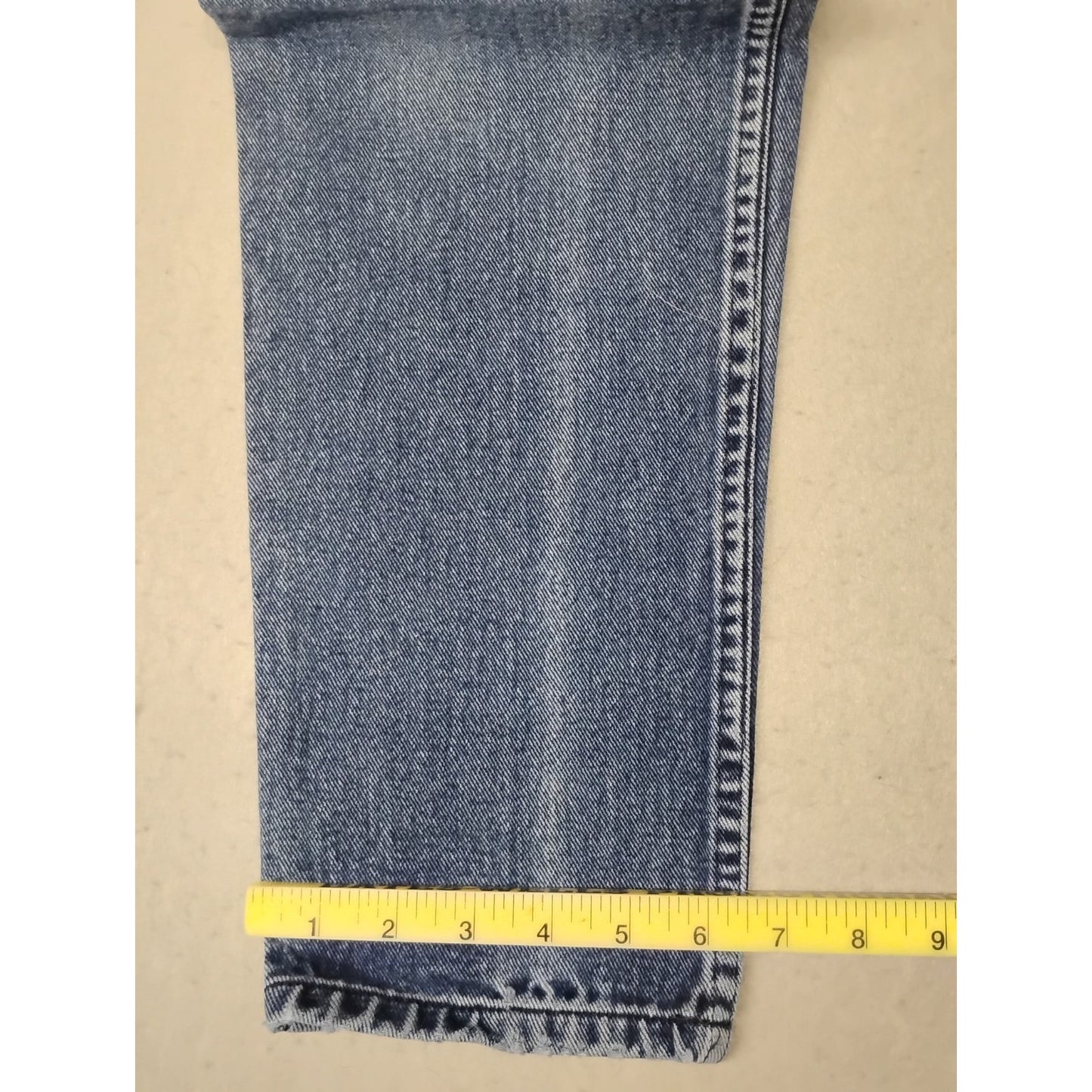 Saint Johns Bay (8) Womens Vintage Straight Blue Denim Jeans