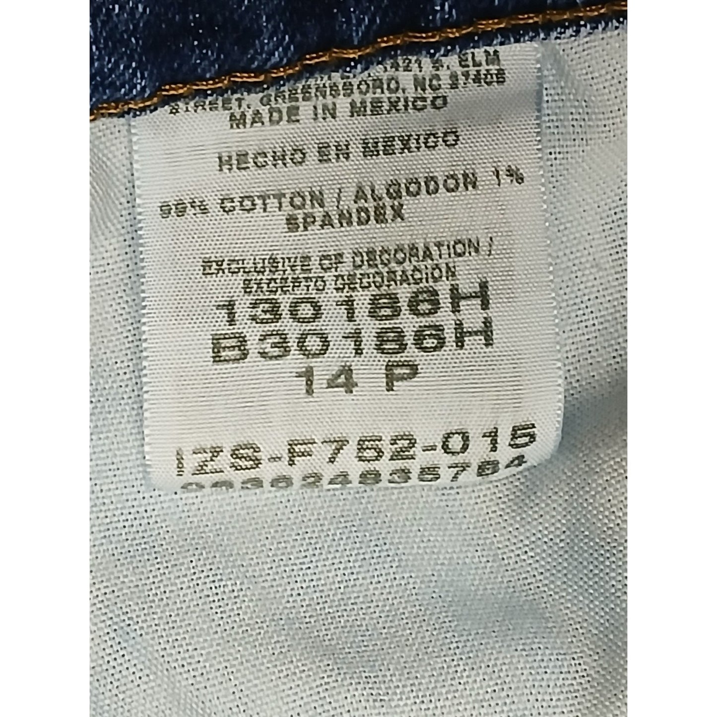 Ryders (14P) women's Relaxed Straight Leg Blue Denim Jeans