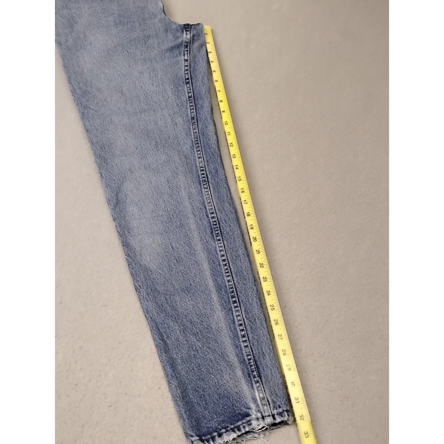 Lees (10) Women's Vintage High Rise Straight Blue Denim Jeans