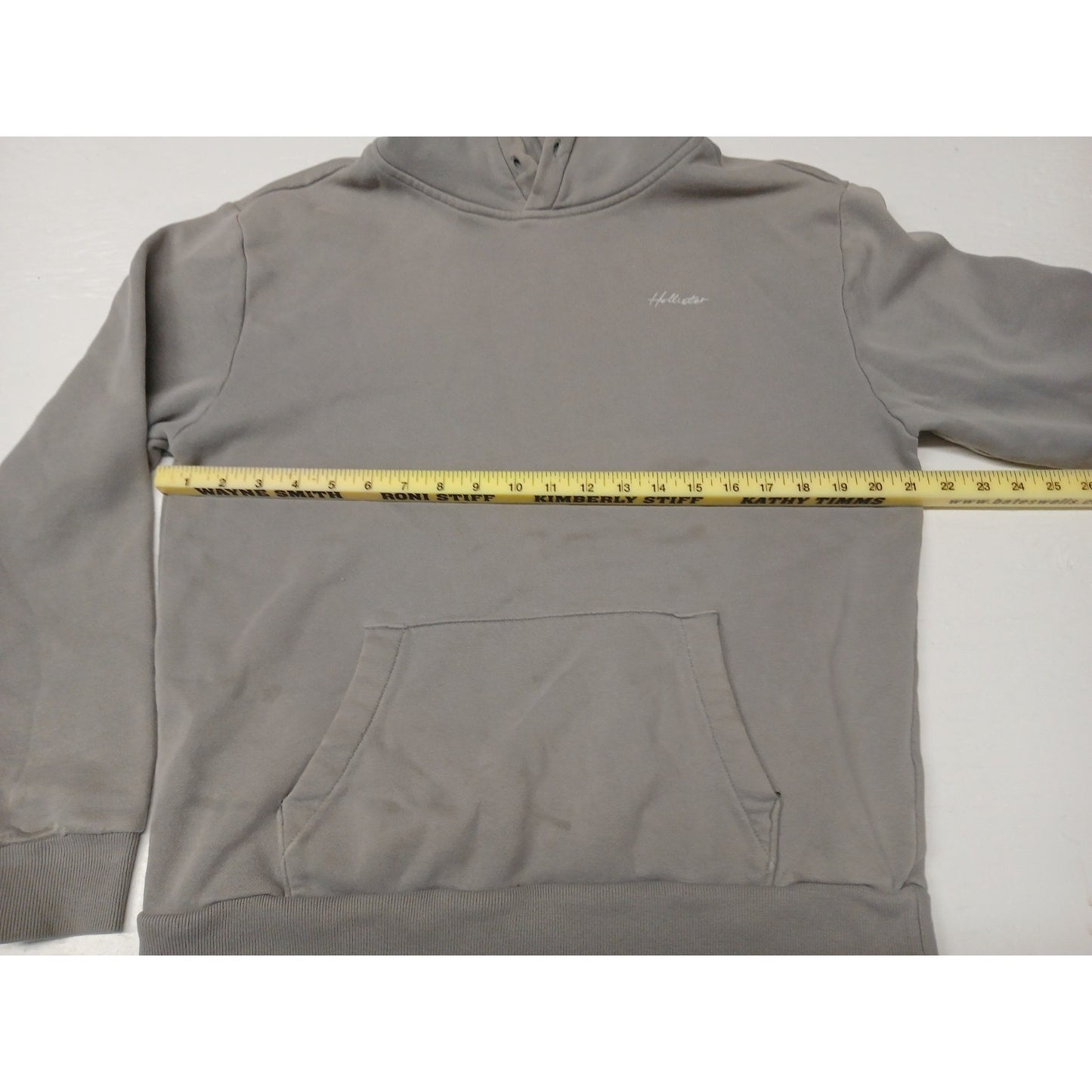 Hollister (Medium) Men's Gray Relaxed Fit Hoodie Sweatshirt