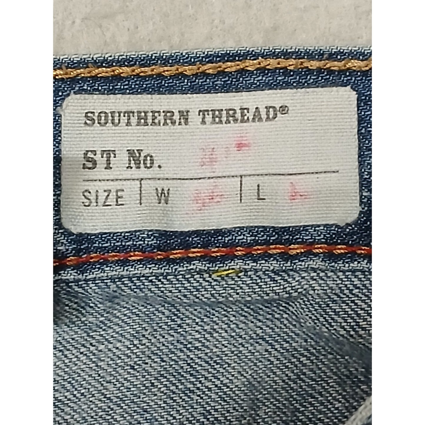 Southern Thread (36x34) Y2K Baggy Wide Blue Denim Jeans