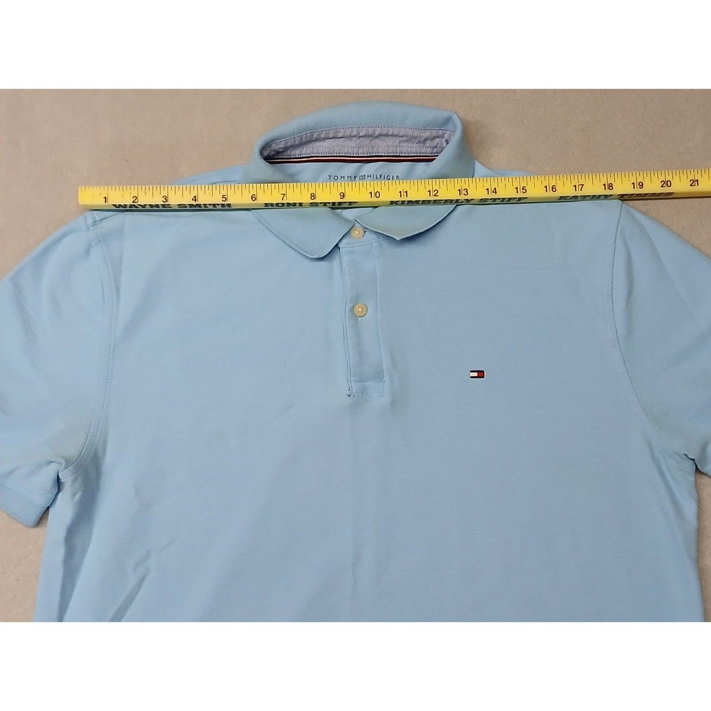 Tommy Hilfiger (XL) Light Blue Short Sleeve Polo Golf Shirt