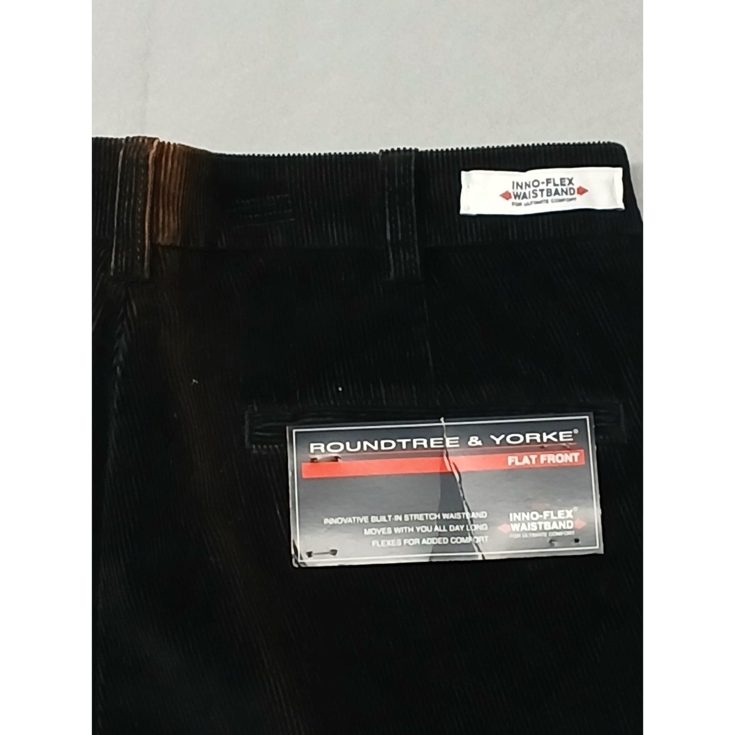Roundtree & Yorke (32x32) Black Corduroy Straight Pants