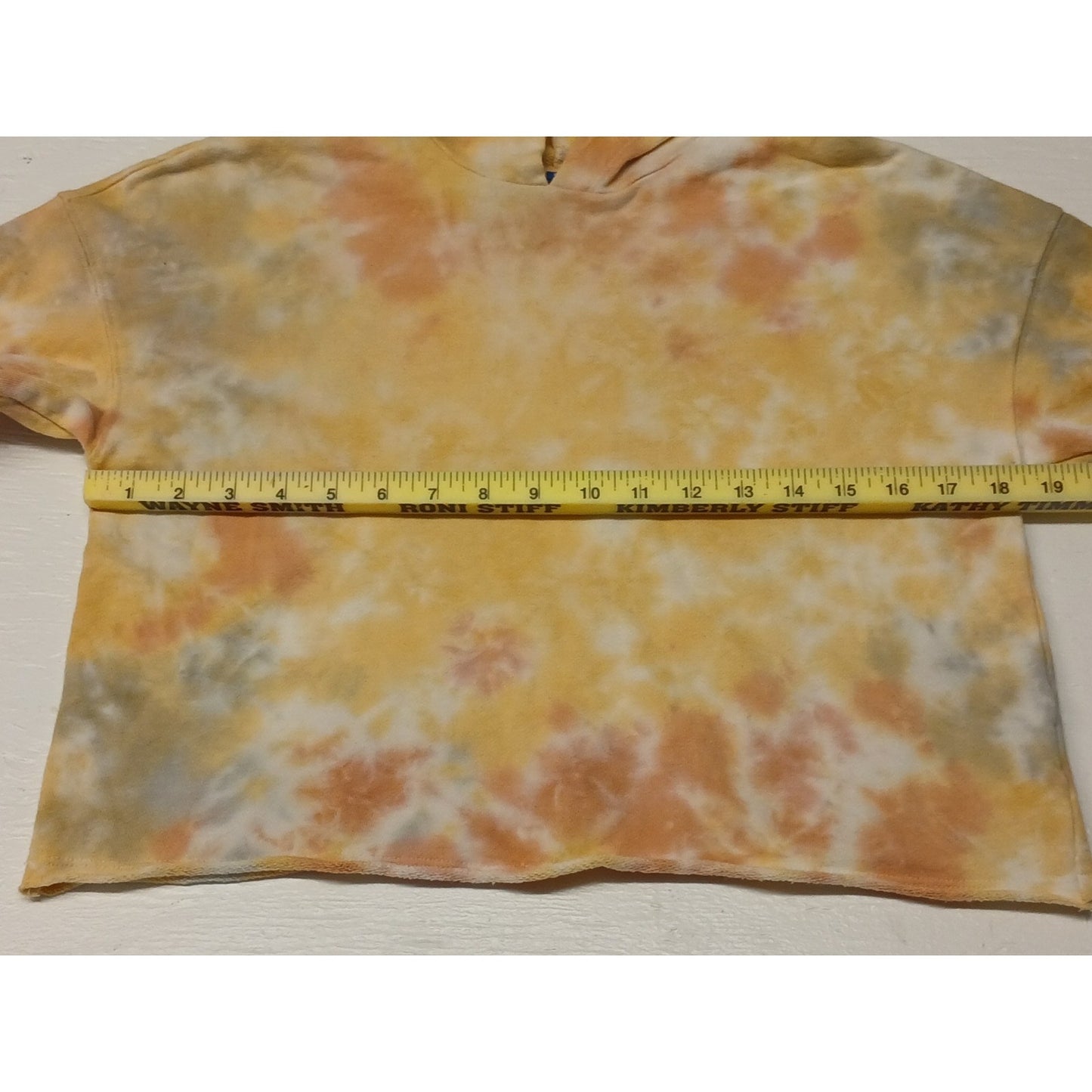 Old Navy (Large) Mutlicolor Tie Dye Crop Hoodie Pullover
