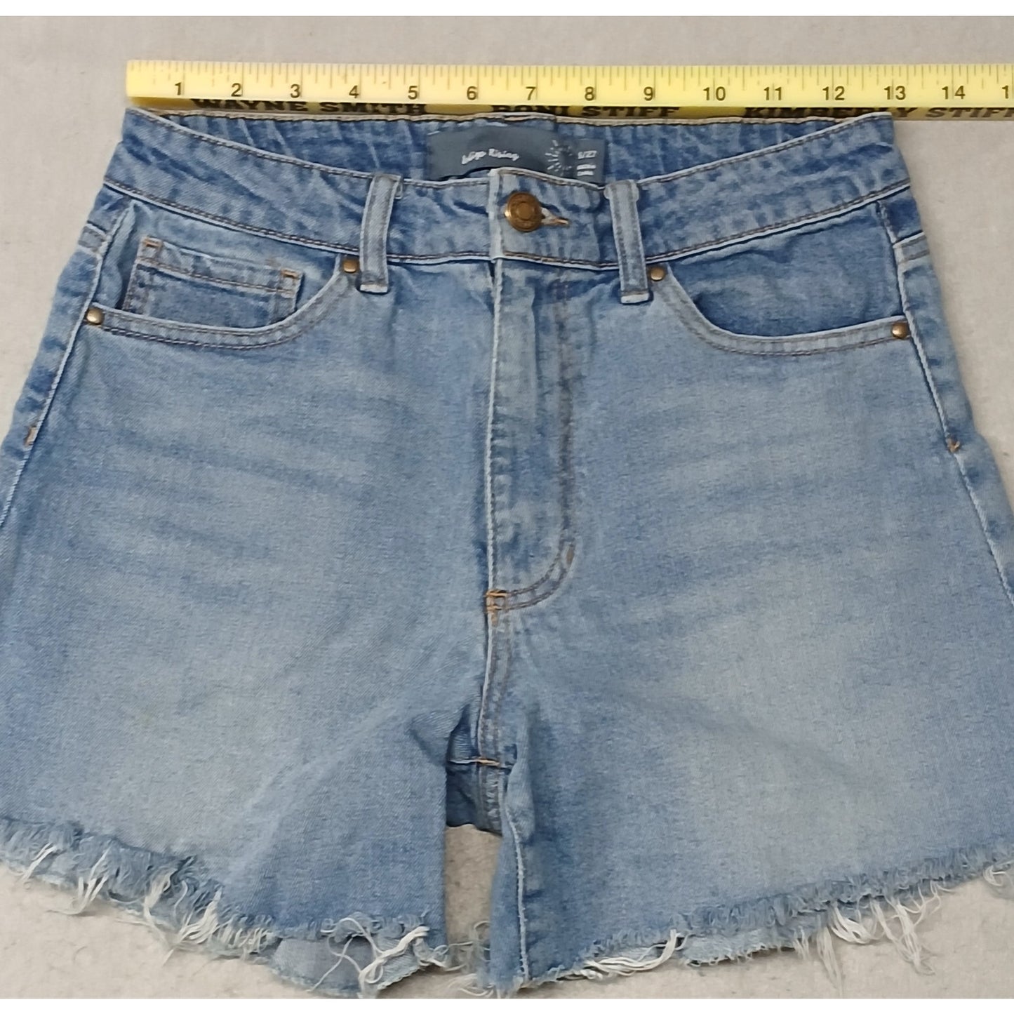 Indigo Rising (5/27) Women's Cut Off Blue Denim Shorts