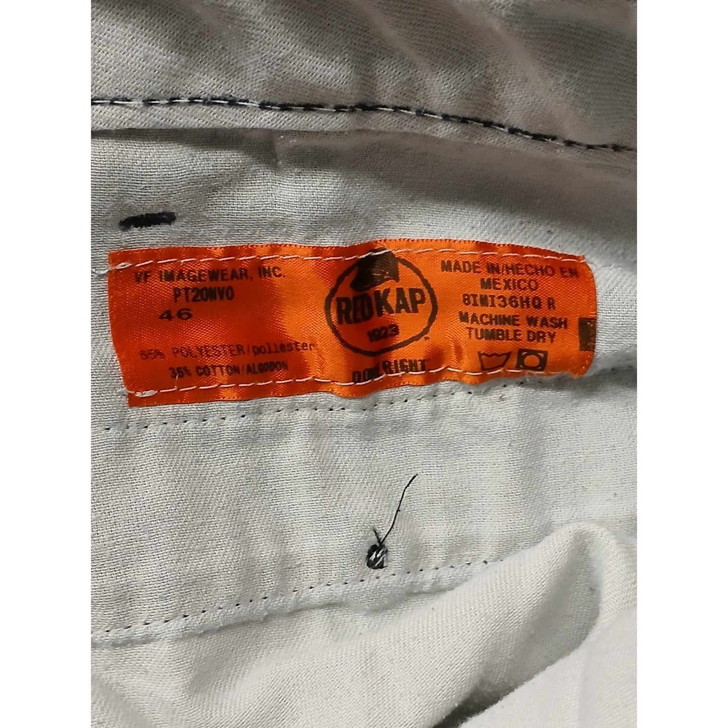 Red Kap (46) Men's Blue Khaki Straight Fit Chino Pants
