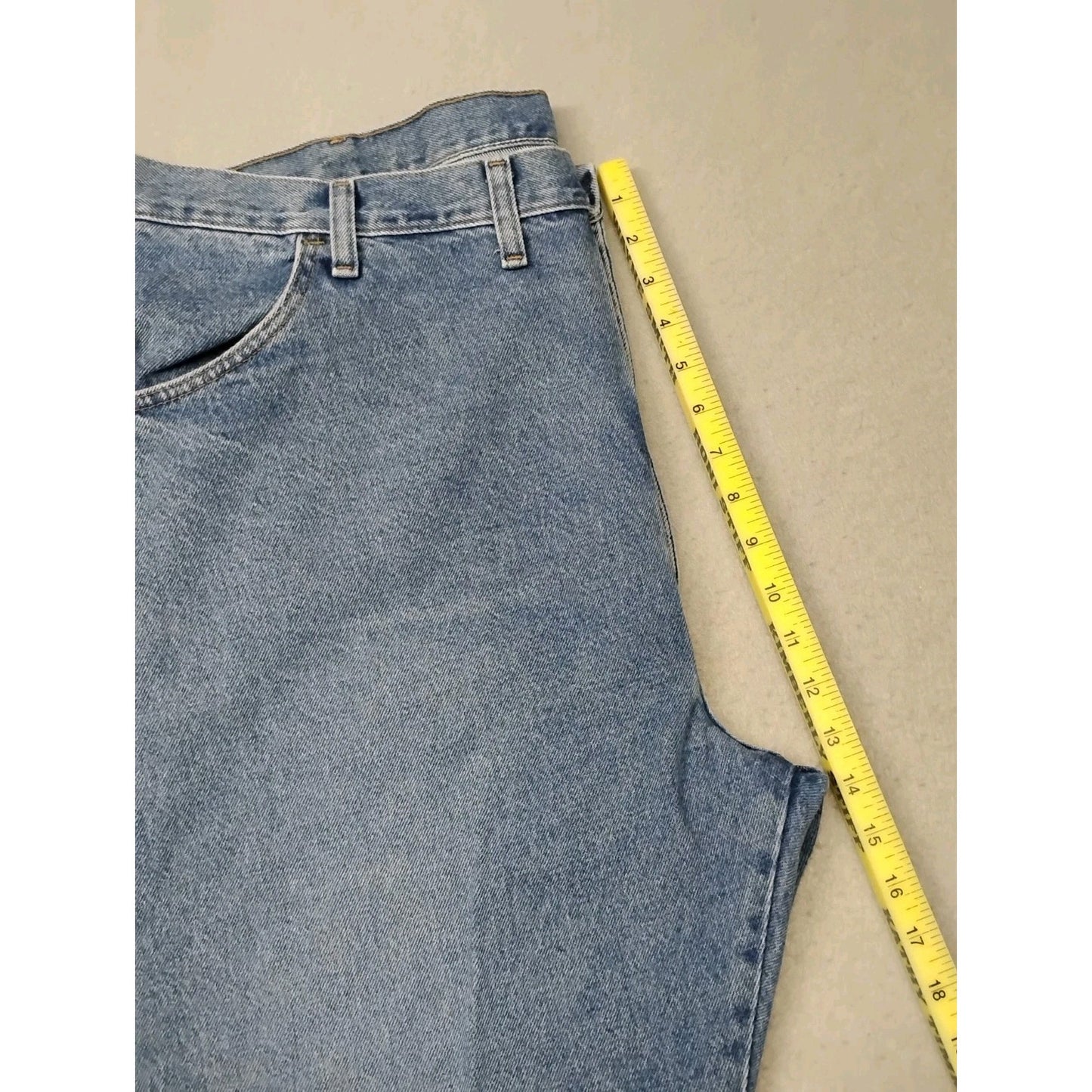 Ruslter (44x30) Men's Straight Blue Denim Jeans