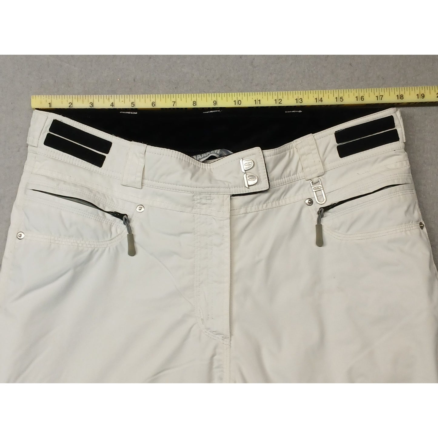 Marker (14) Women's Eggshell White Nylon Snow/Ski Pants