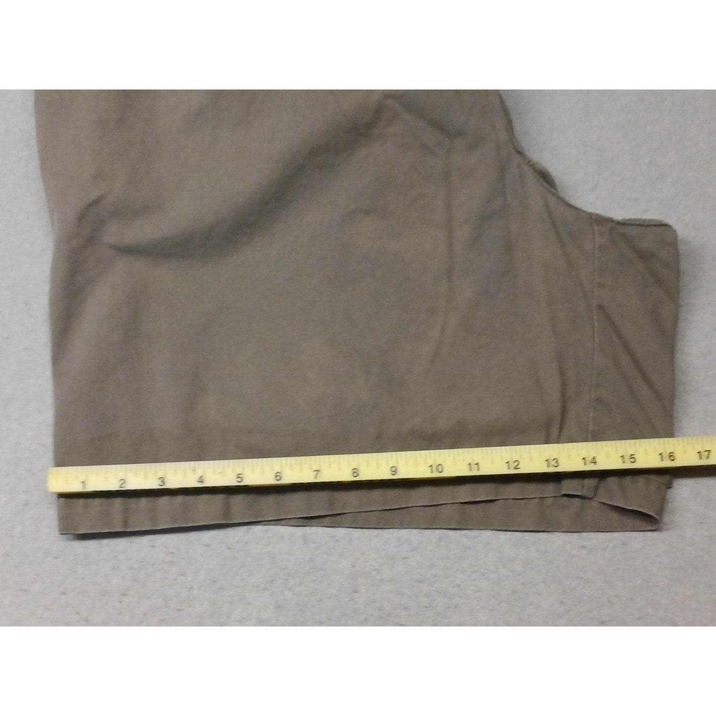 Harbor Bay (2XL) Men's Stretch Gray Khaki Chino Shorts
