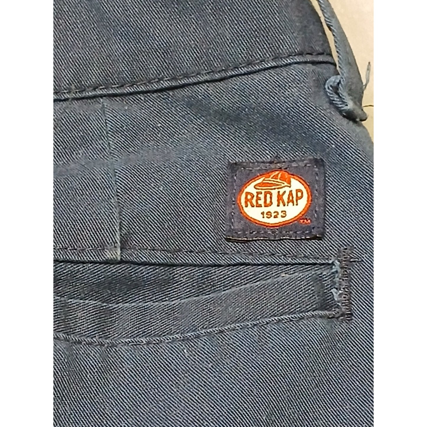 Red Kap (46) Men's Blue Khaki Straight Fit Chino Pants