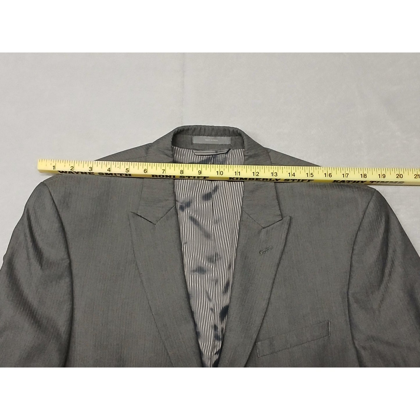 Joseph Aboud Gray (42R) Men's Gray Relaxed Fit Blazer