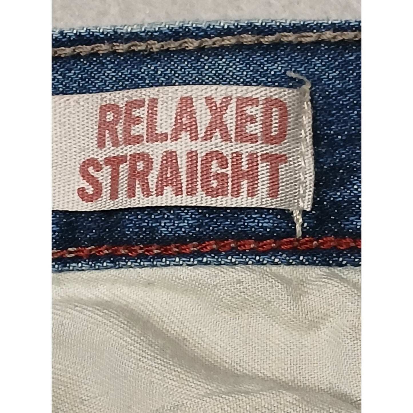 Arizona (38x32) Men's Straight Relaxed Blue Denim Jeans