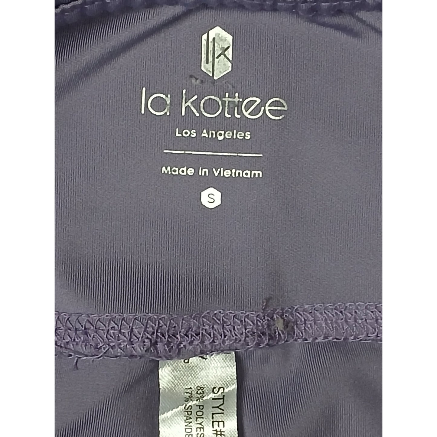 La Kottee (Small) Purple High Waisted Yoga Leggings