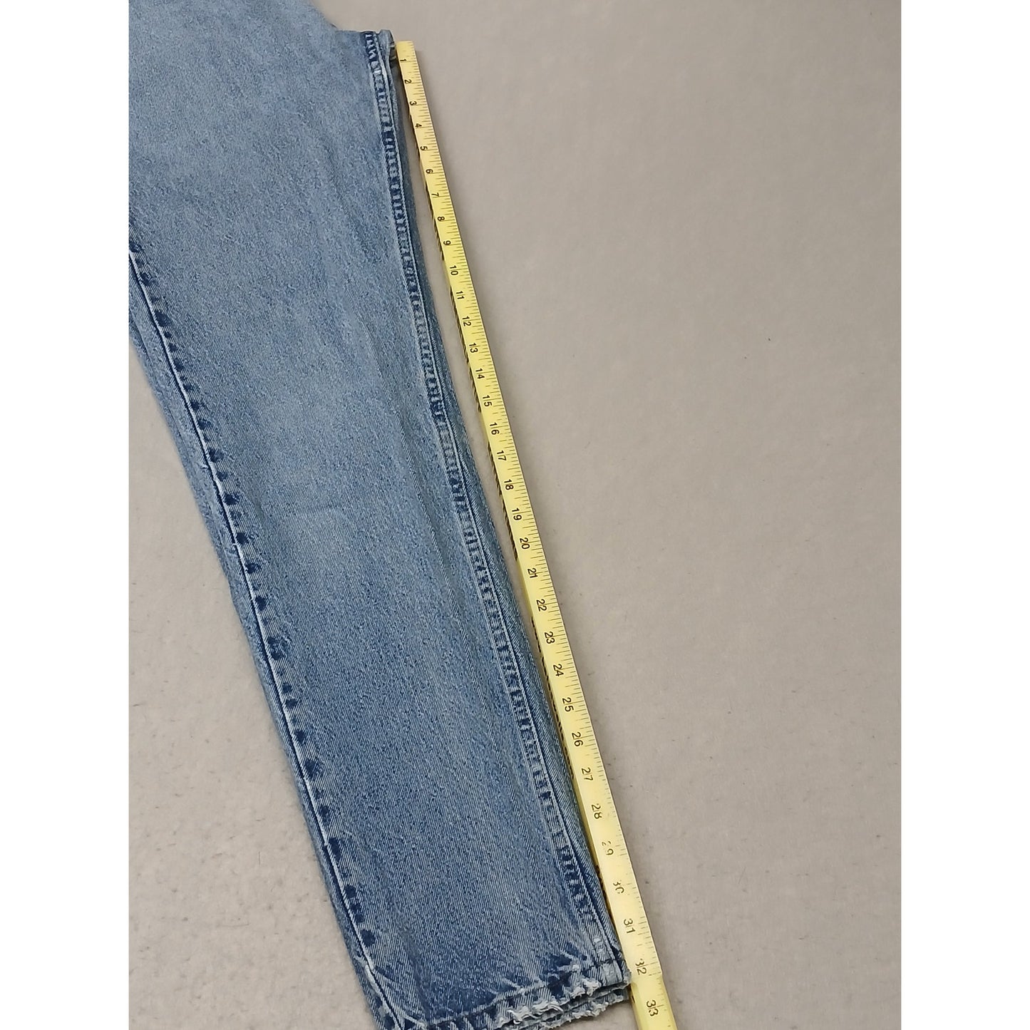 Lee (10L) Vintage High Rise Tapered Leg Blue Denim Jeans