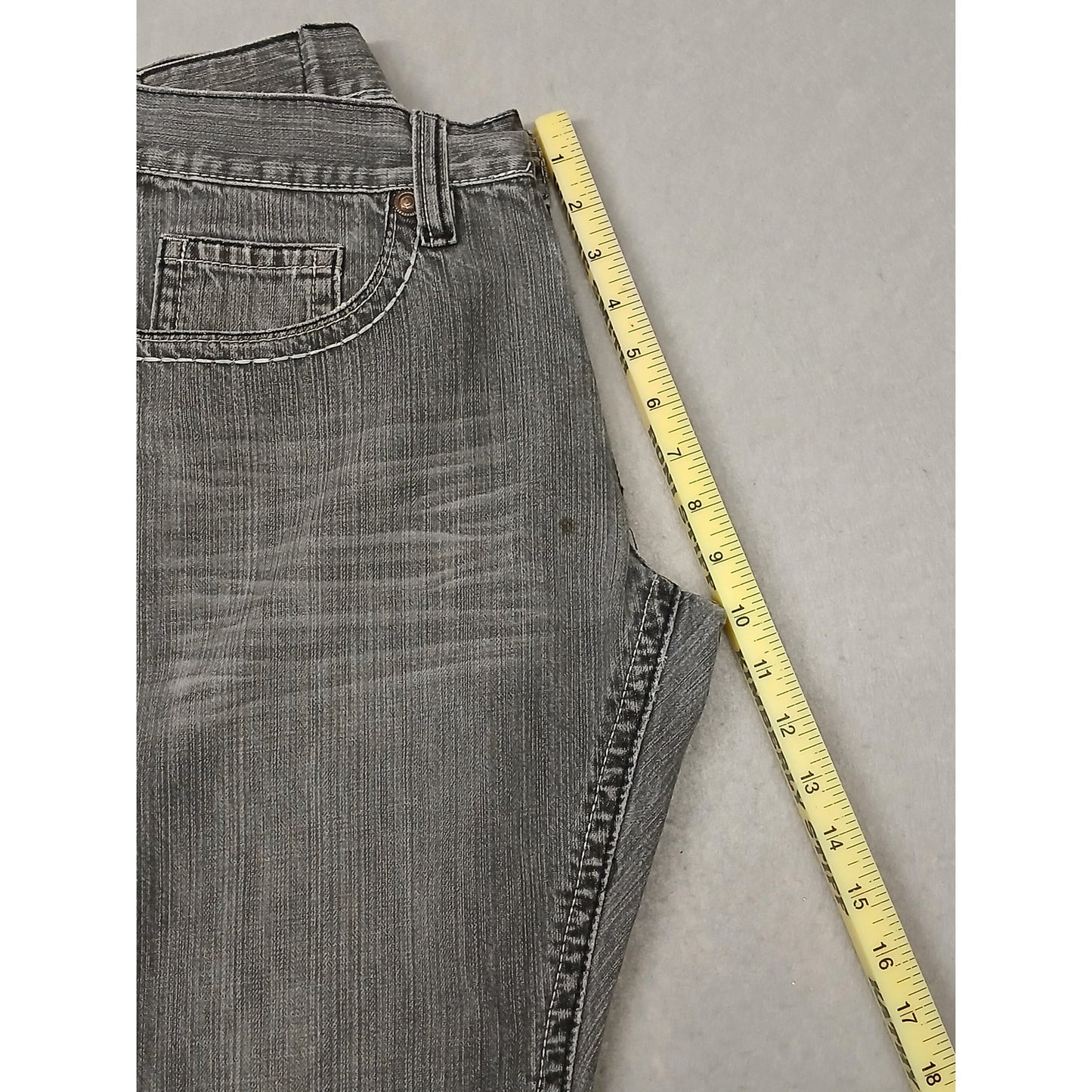 Royal (32x30) Mens Gray Straight Boot Cut Denim Jeans