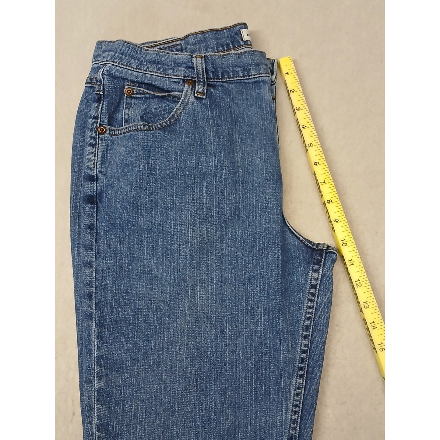 Ryders (14P) women's Relaxed Straight Leg Blue Denim Jeans