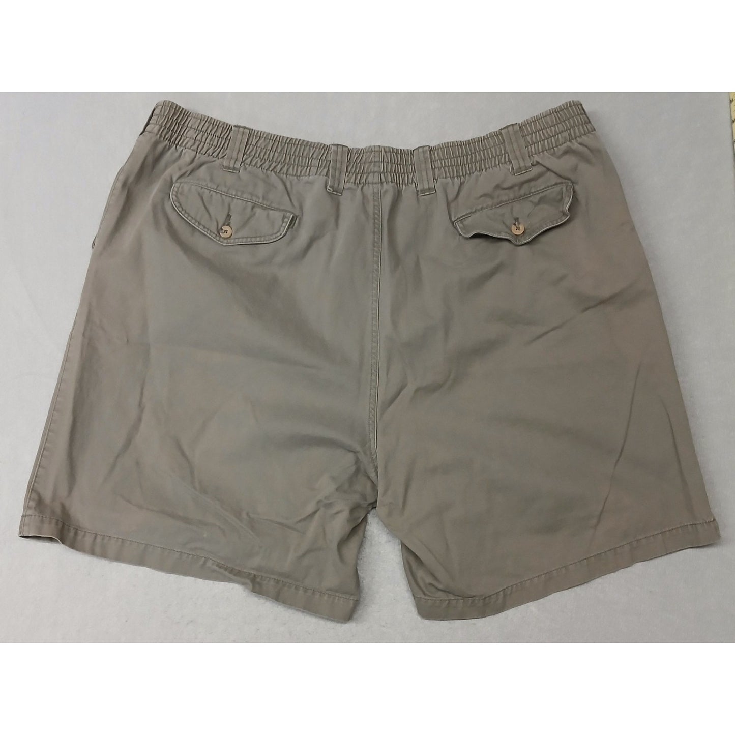 Harbor Bay (2XL) Men's Stretch Gray Khaki Chino Shorts
