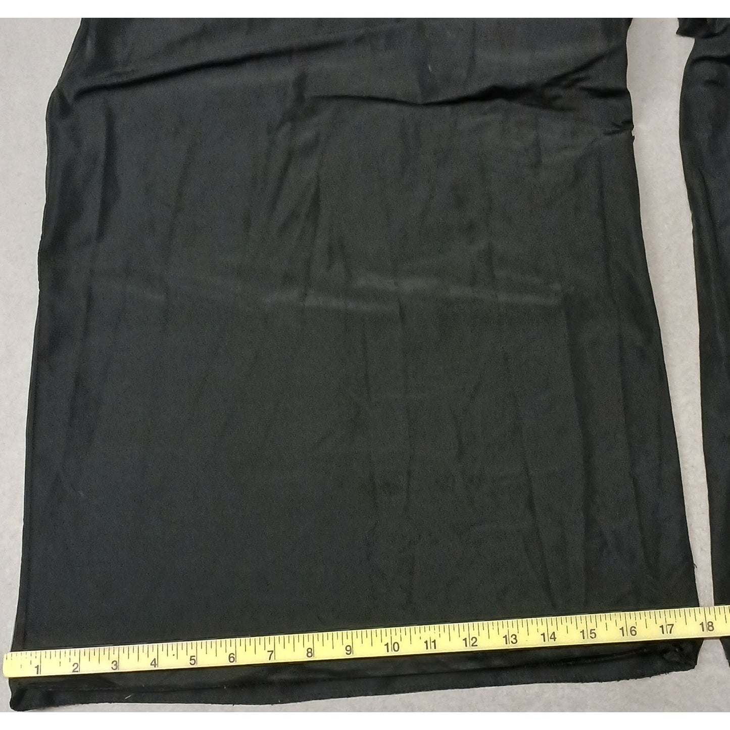 Zara (XL) Black High Waisted Parachute Synthetic Trousers
