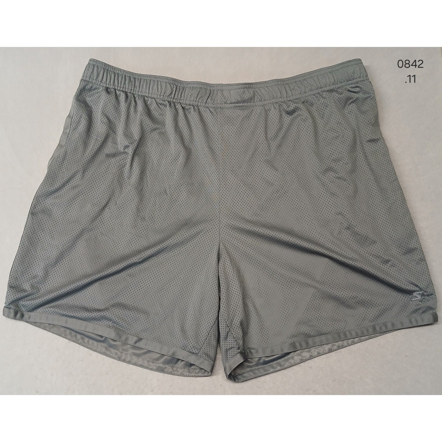 Starter (3XL) Men's Gray Mesh Athletic Shorts