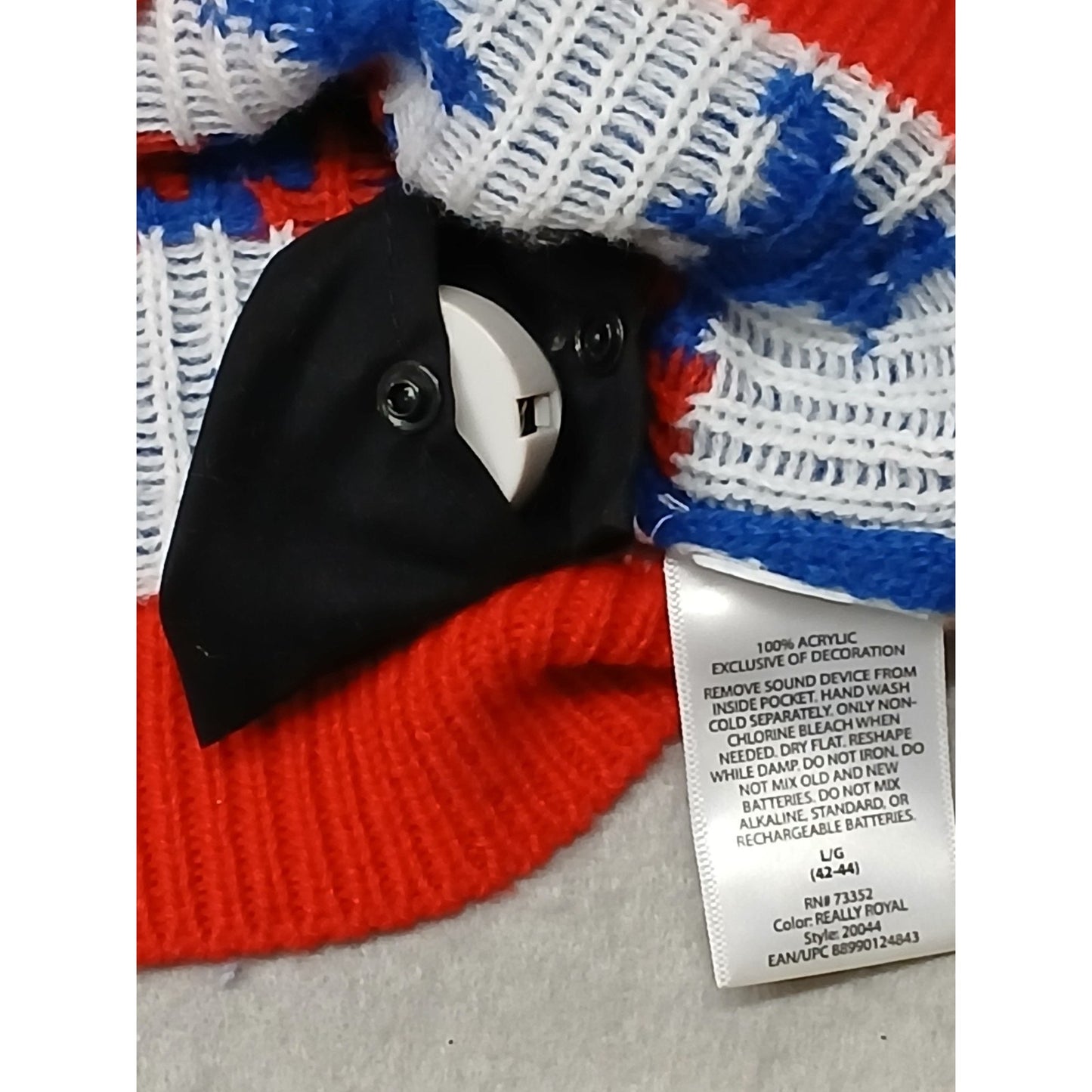 jolly sweaters (Large) Multicolor Crew Neck Knitted Ugly Sweater