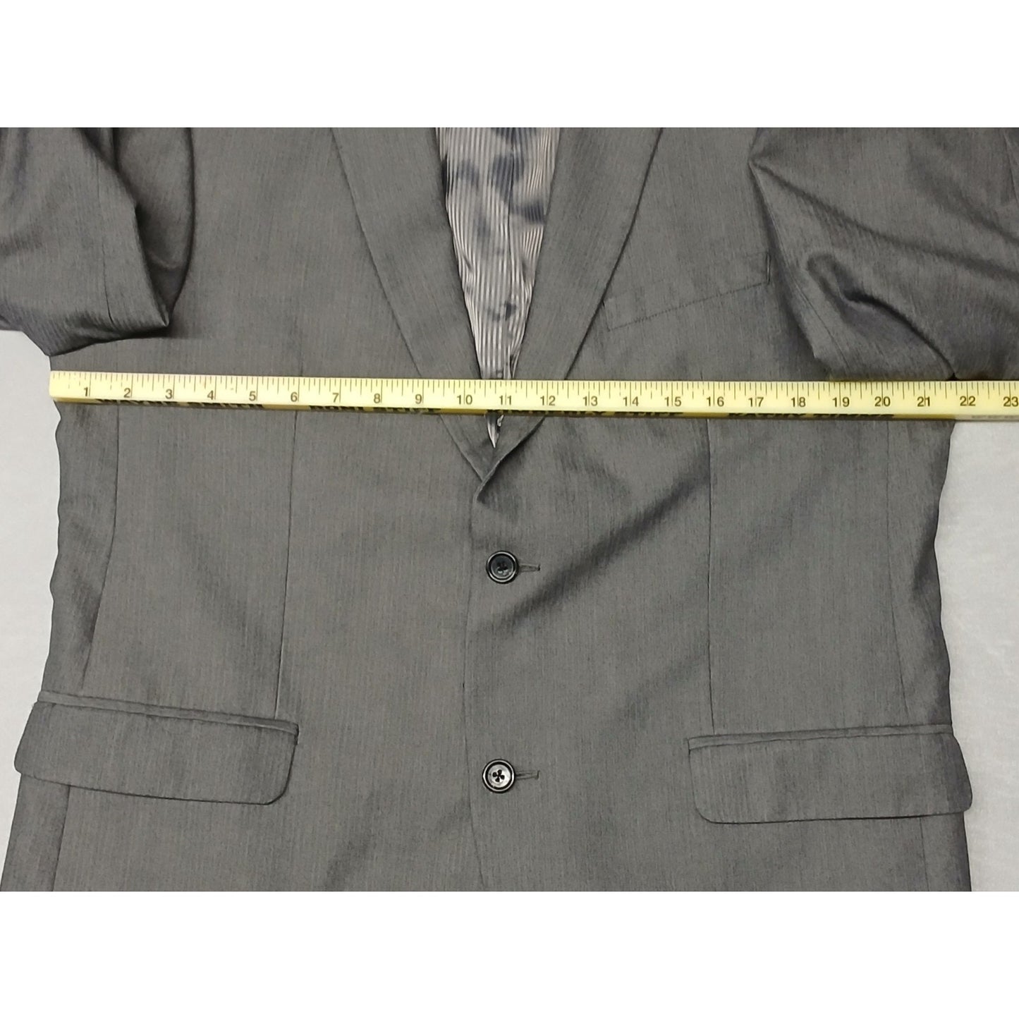 Joseph Aboud Gray (42R) Men's Gray Relaxed Fit Blazer