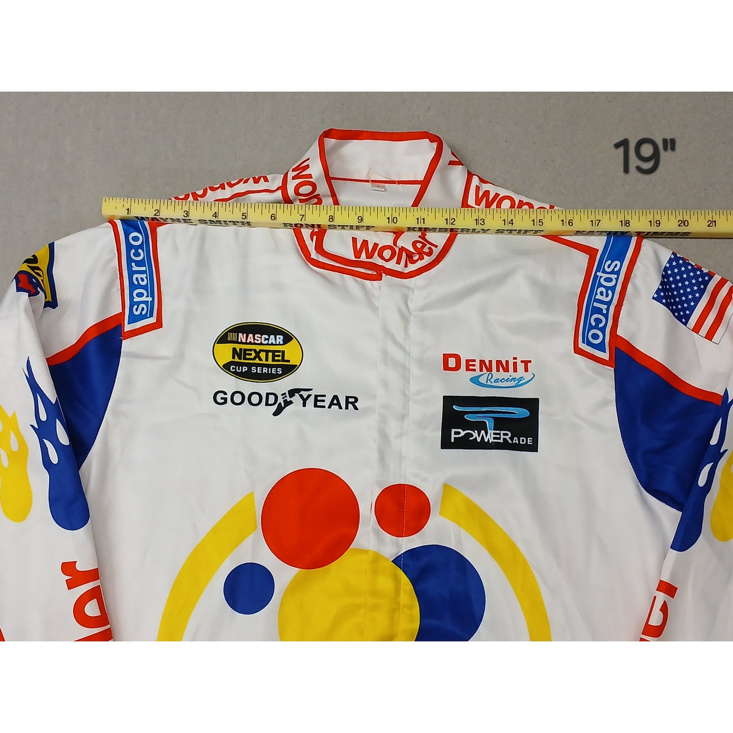 Legend Ricky Bobby (Large) Silk Nascar Style Racing Jacket