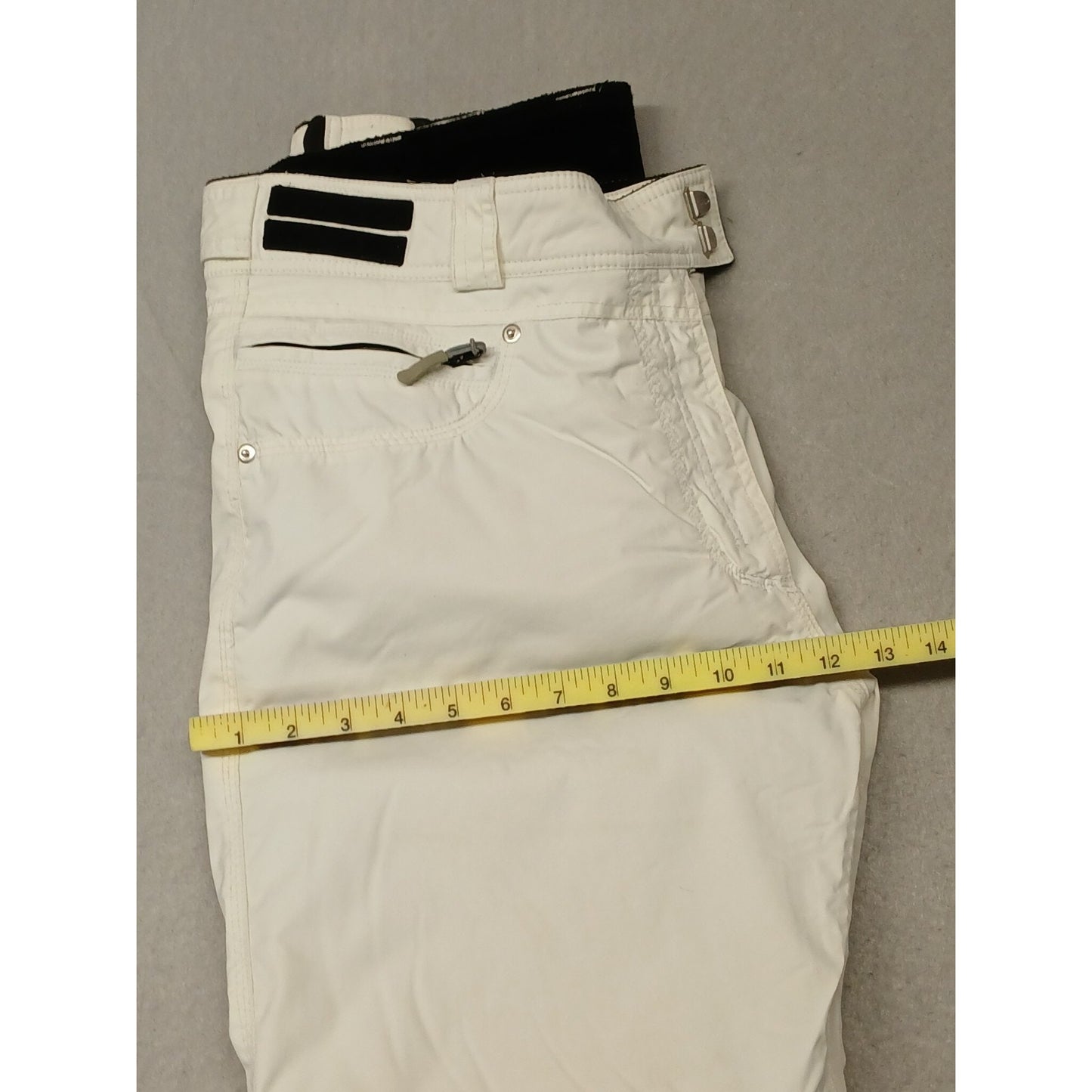 Marker (14) Women's Eggshell White Nylon Snow/Ski Pants