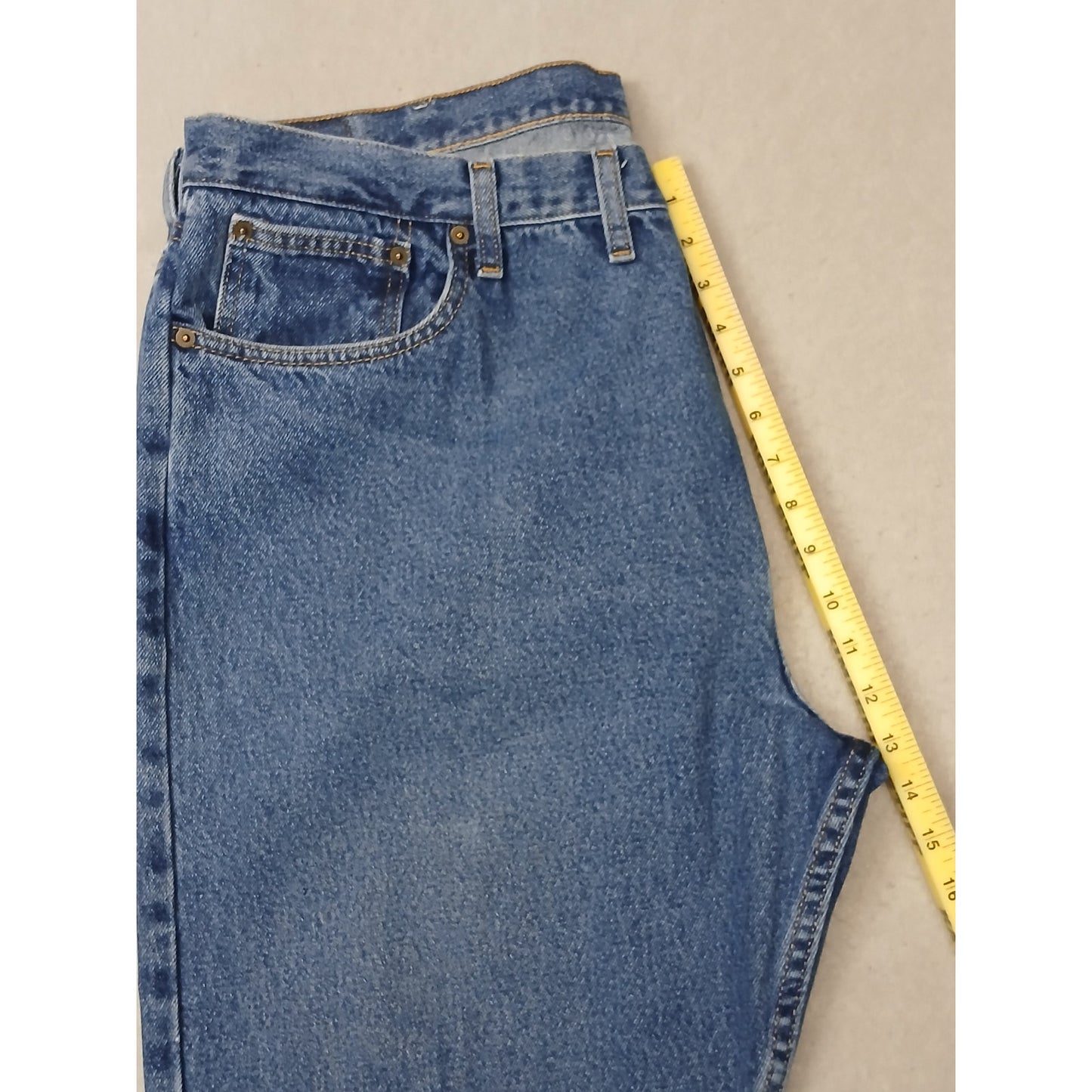 Magellan (44x30) Men's Straight Leg Blue Denim Jeans