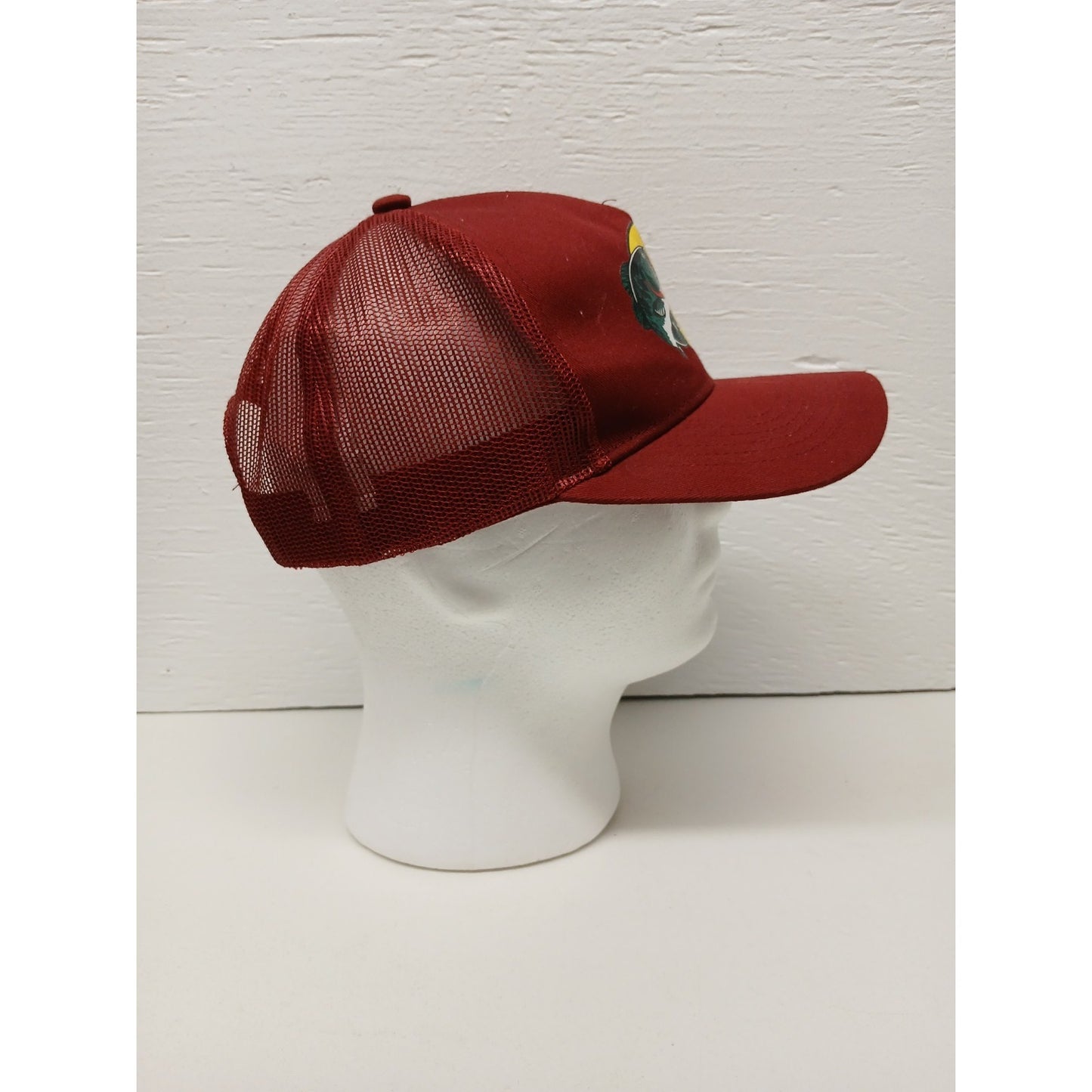 Bass Pro Shops (OSFM) Red Snapback Mesh Trucker Hat