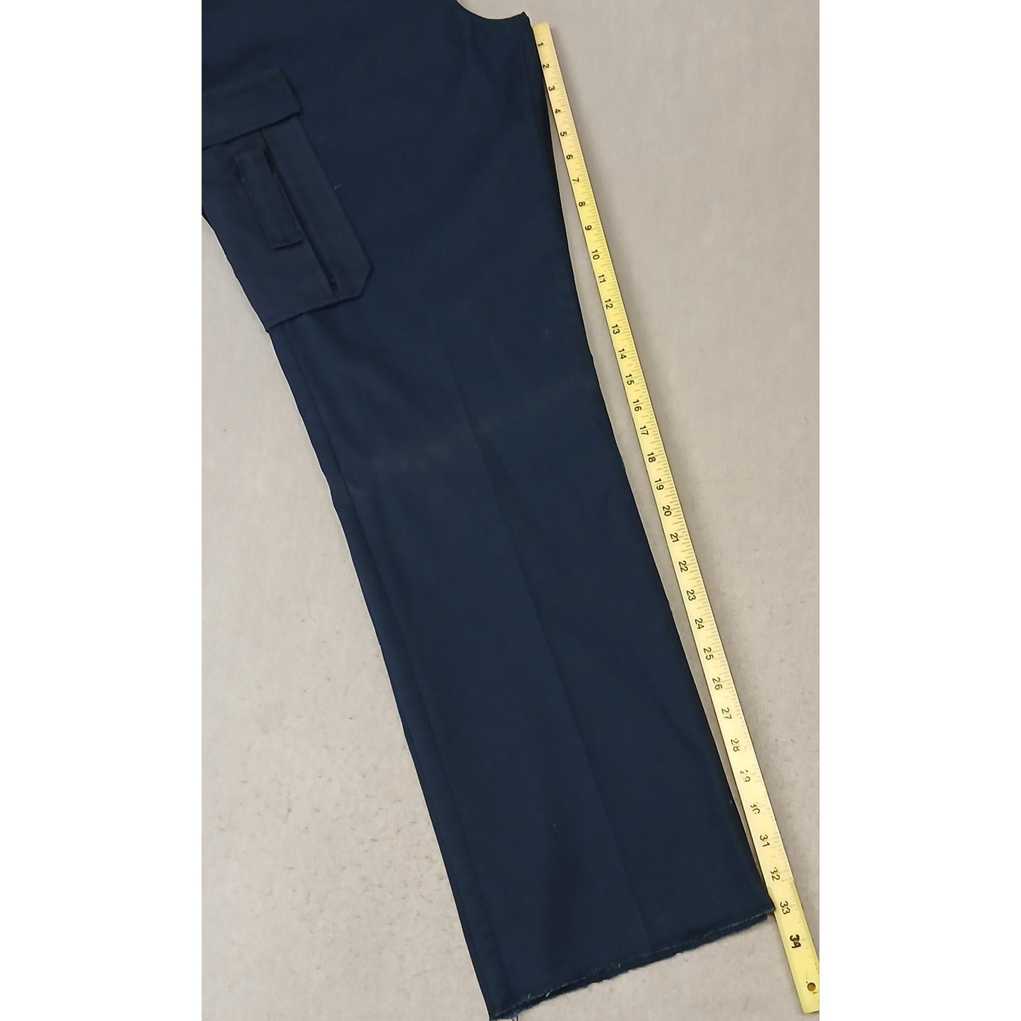 Dickie's (40) Men's Blue Cargo Khaki Straight Leg Pants