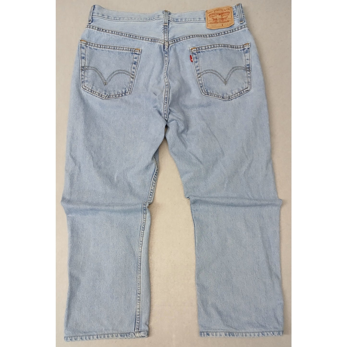 Levis 505 (36x29) Vintage Regular Fit Light Denim Jeans