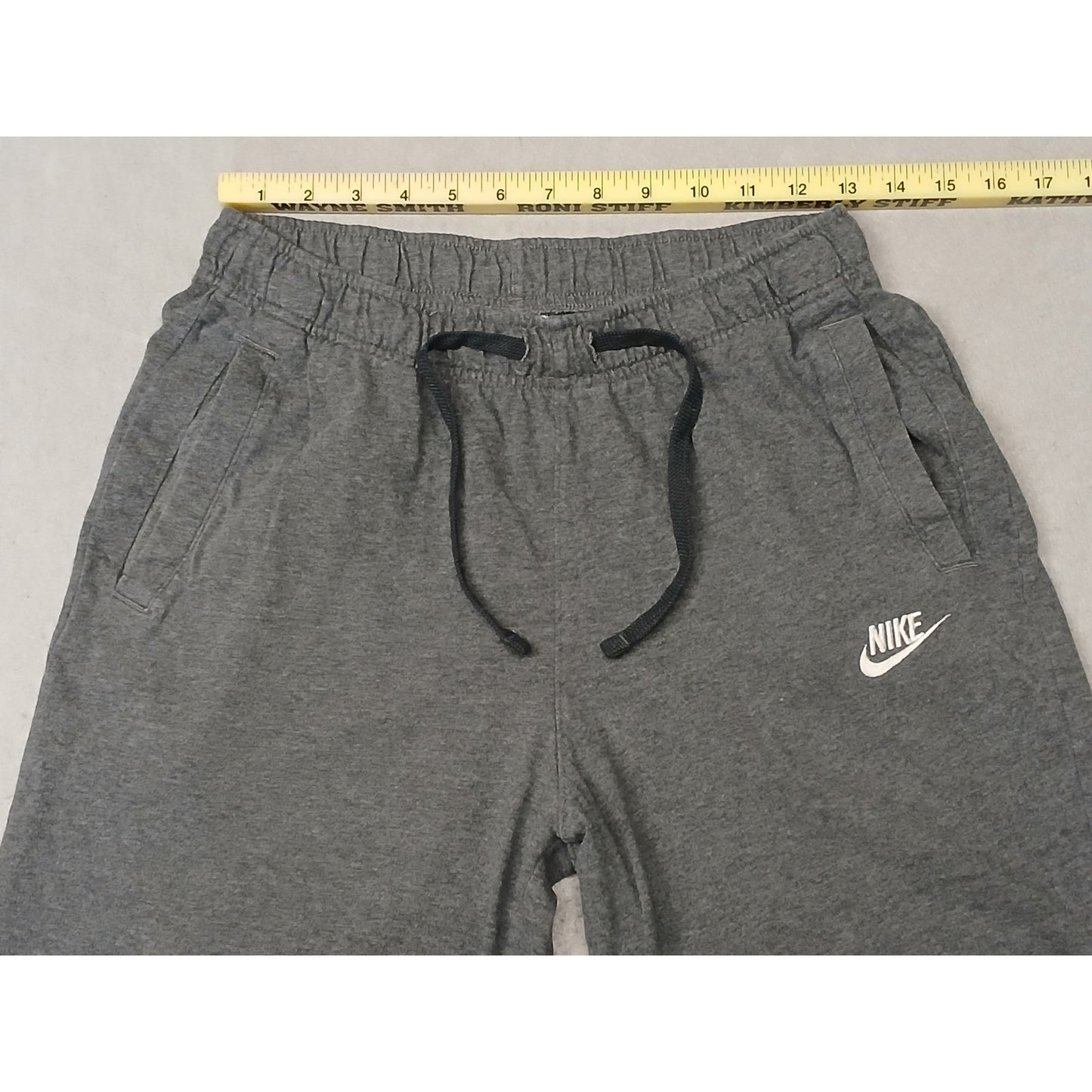 Nike (Small) Men's Gray Cotton Fleece Training Shorts