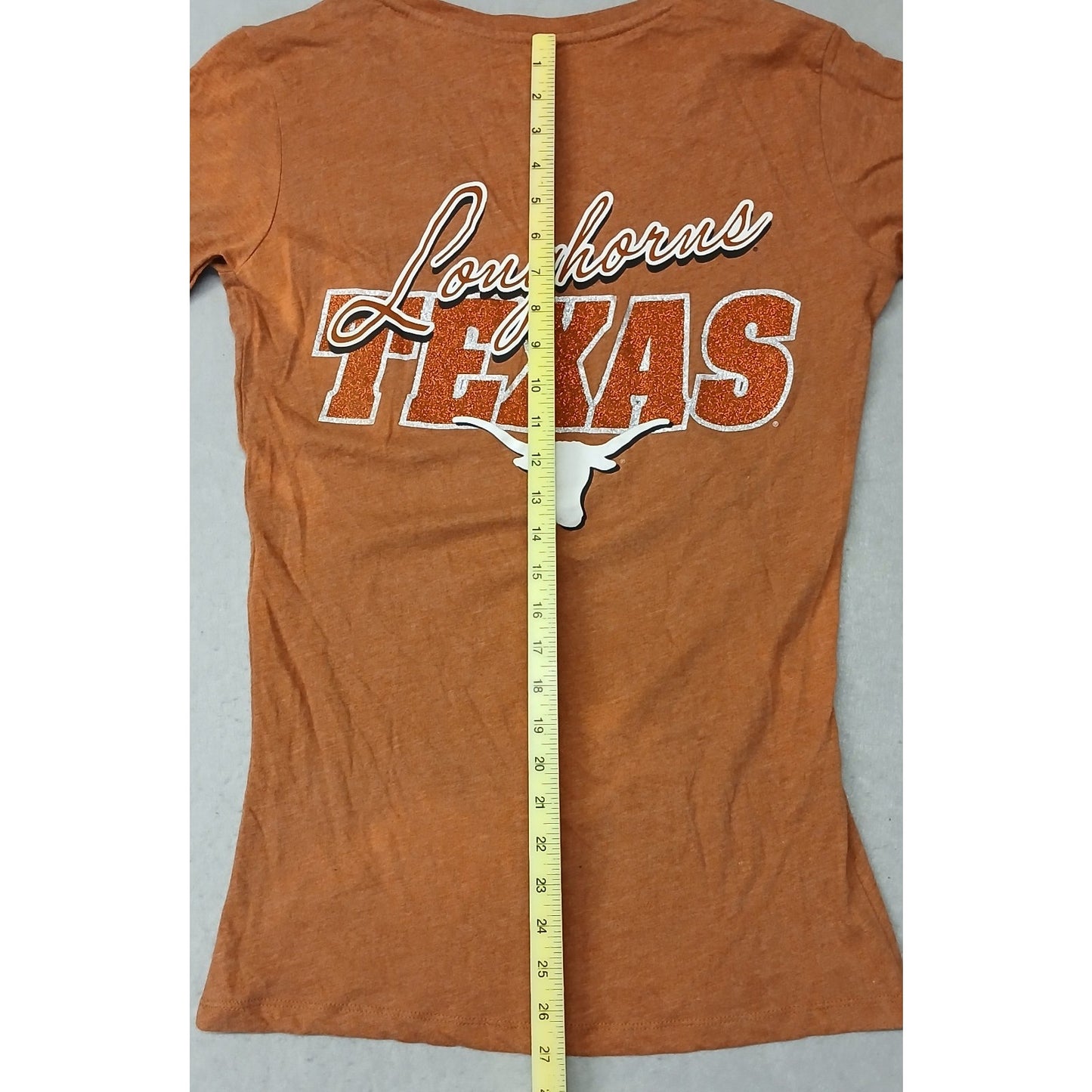 Pressbox (XLarge) Women's Orange Texas Longhorn V-Neck Tee Shirt