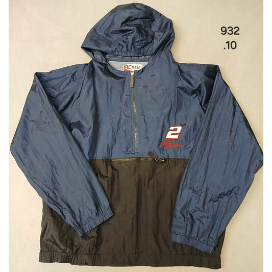 Chase (2XL) Vintage NASCAR #2 R. Wallace Windbreaker Jacket