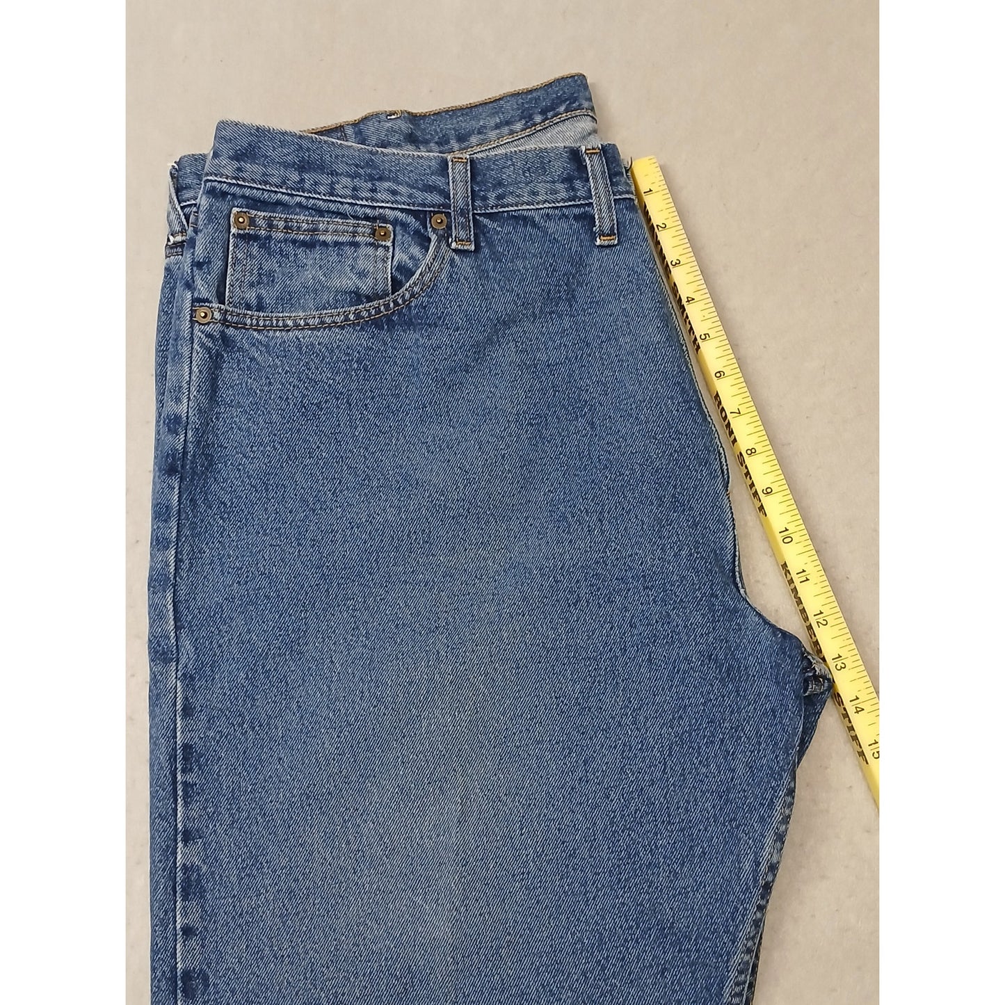 Magellan (44x30) Men's Straight Leg Blue Denim Jeans
