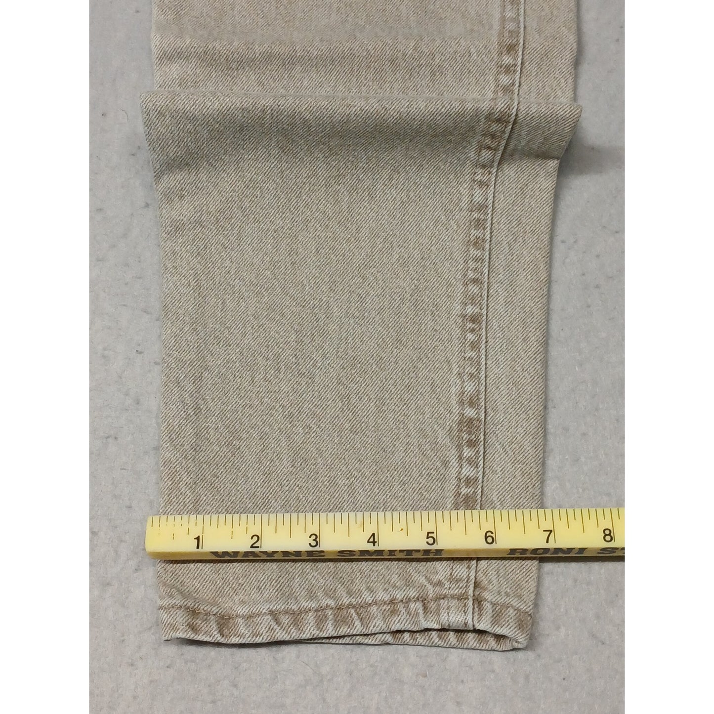 Lee (8L) Vintage High Rise Straight Tan Denim Jeans