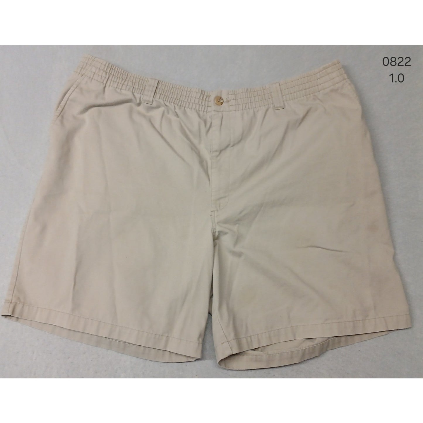 Canyon Ridge (2XL) Men's Beige Khaki Stretch Chino Shorts