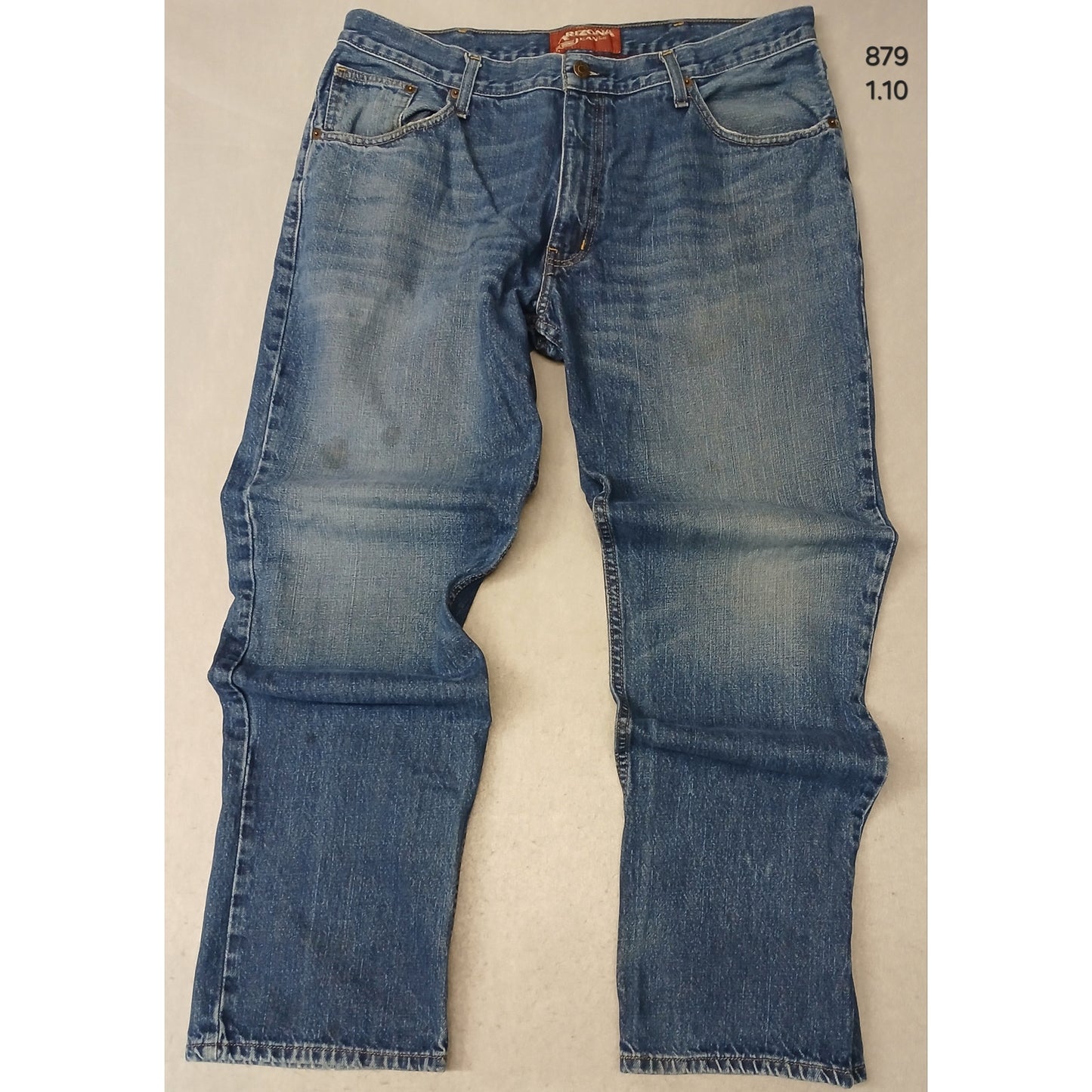 Arizona (38x32) Men's Straight Relaxed Blue Denim Jeans